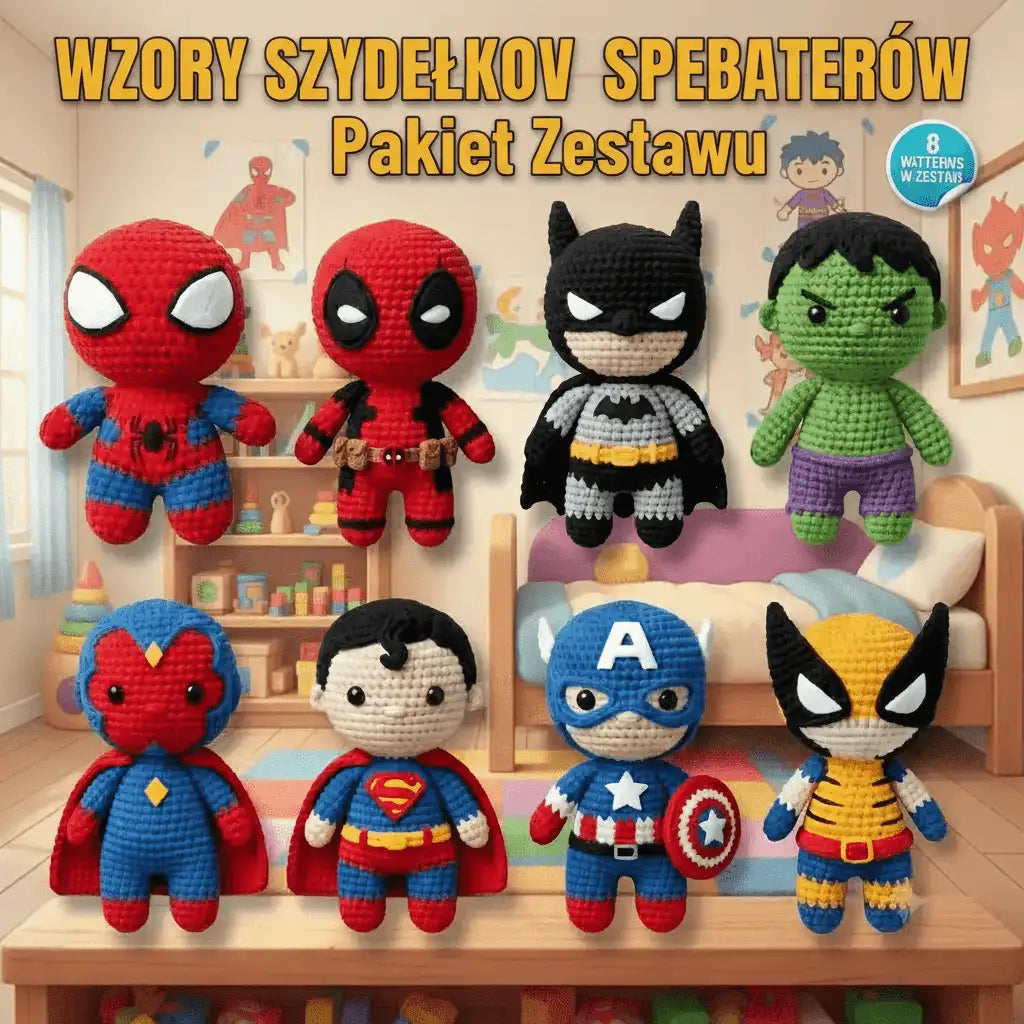 Superbohaterowie Amigurumi™ – Kolekcja Wzorów